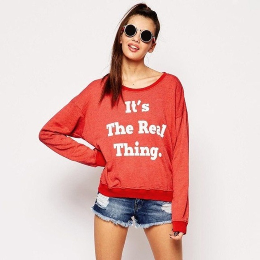 WILDFOX Coca Cola It’s The Real Thing Sweatshirt
